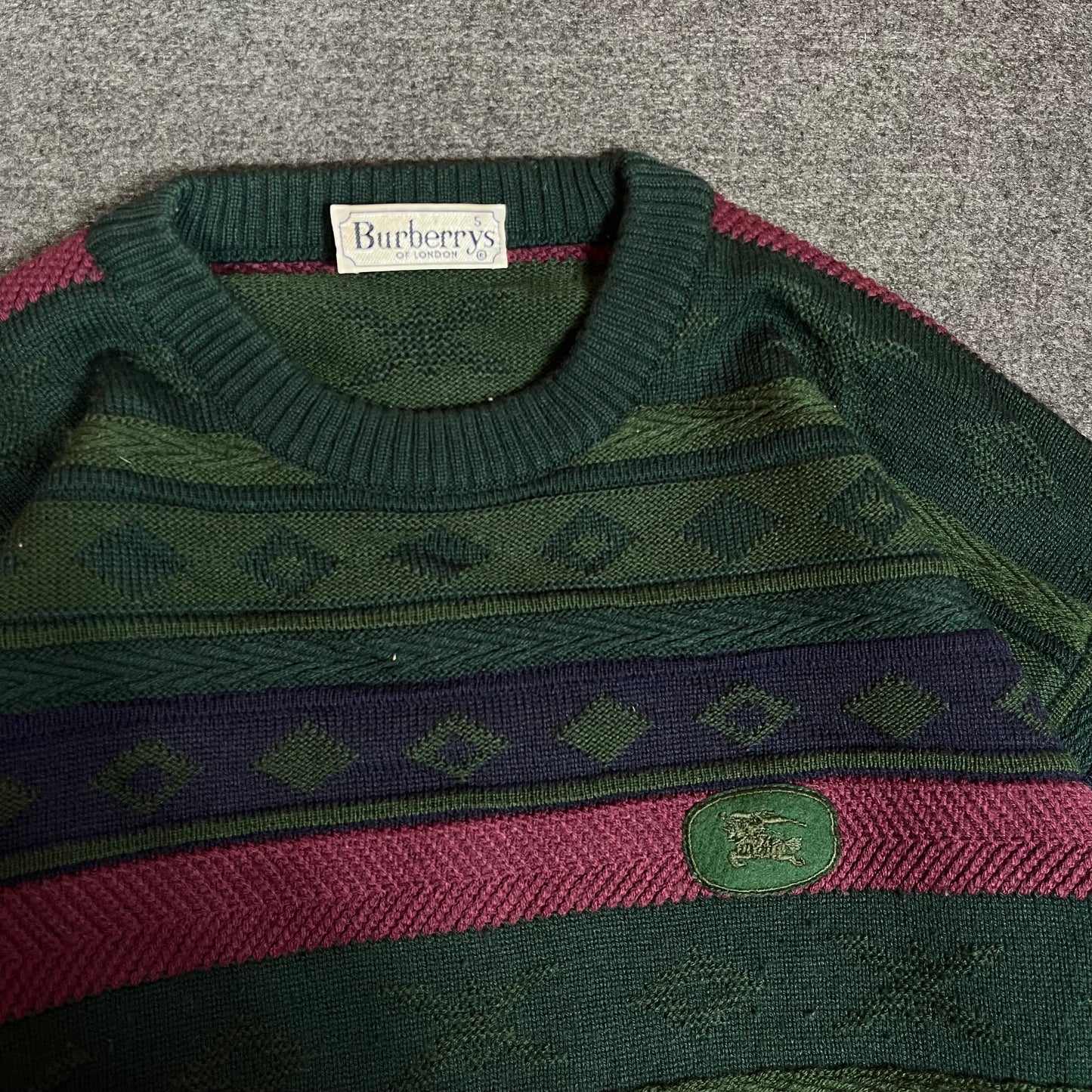 Burberry patterned sweater
