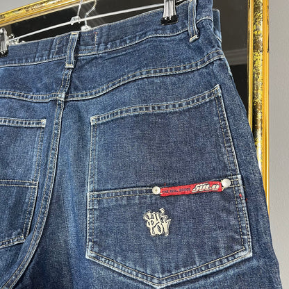 Denim shorts