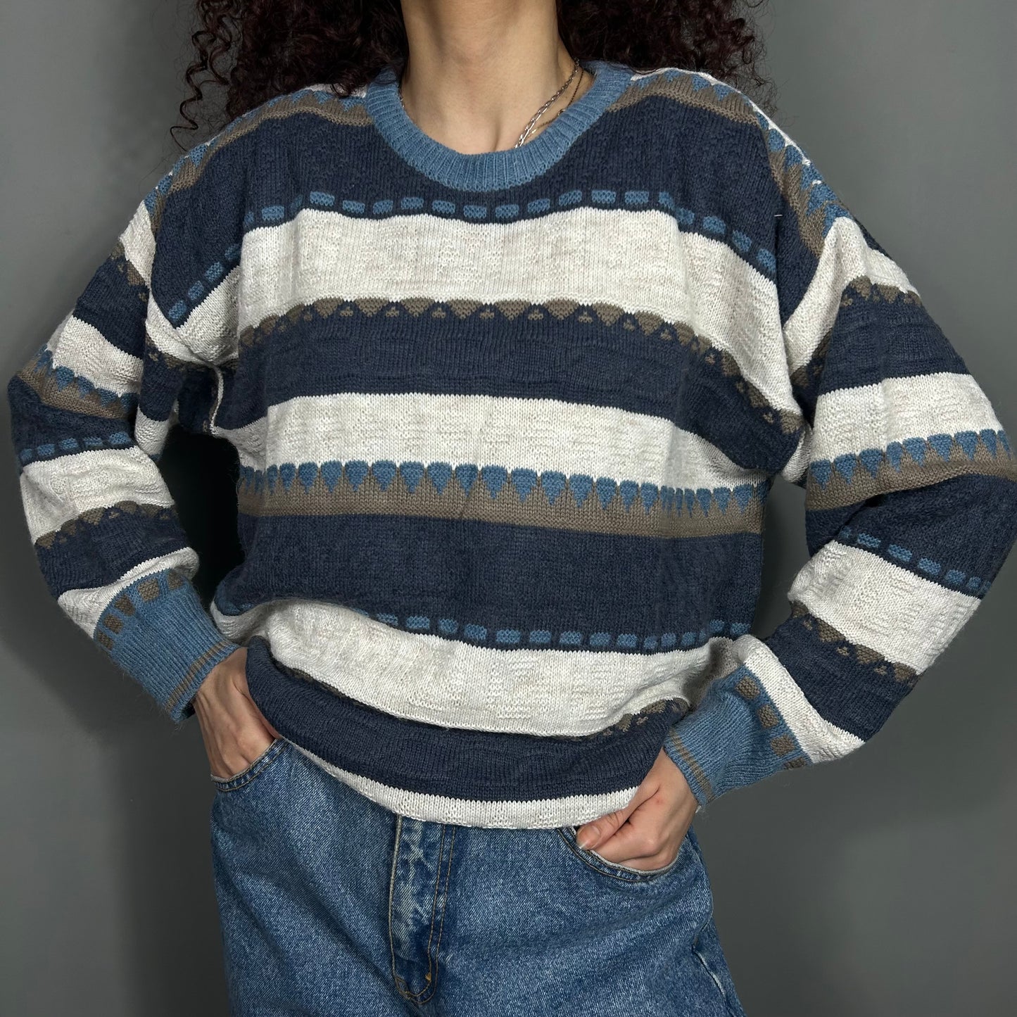 Patterned sweater