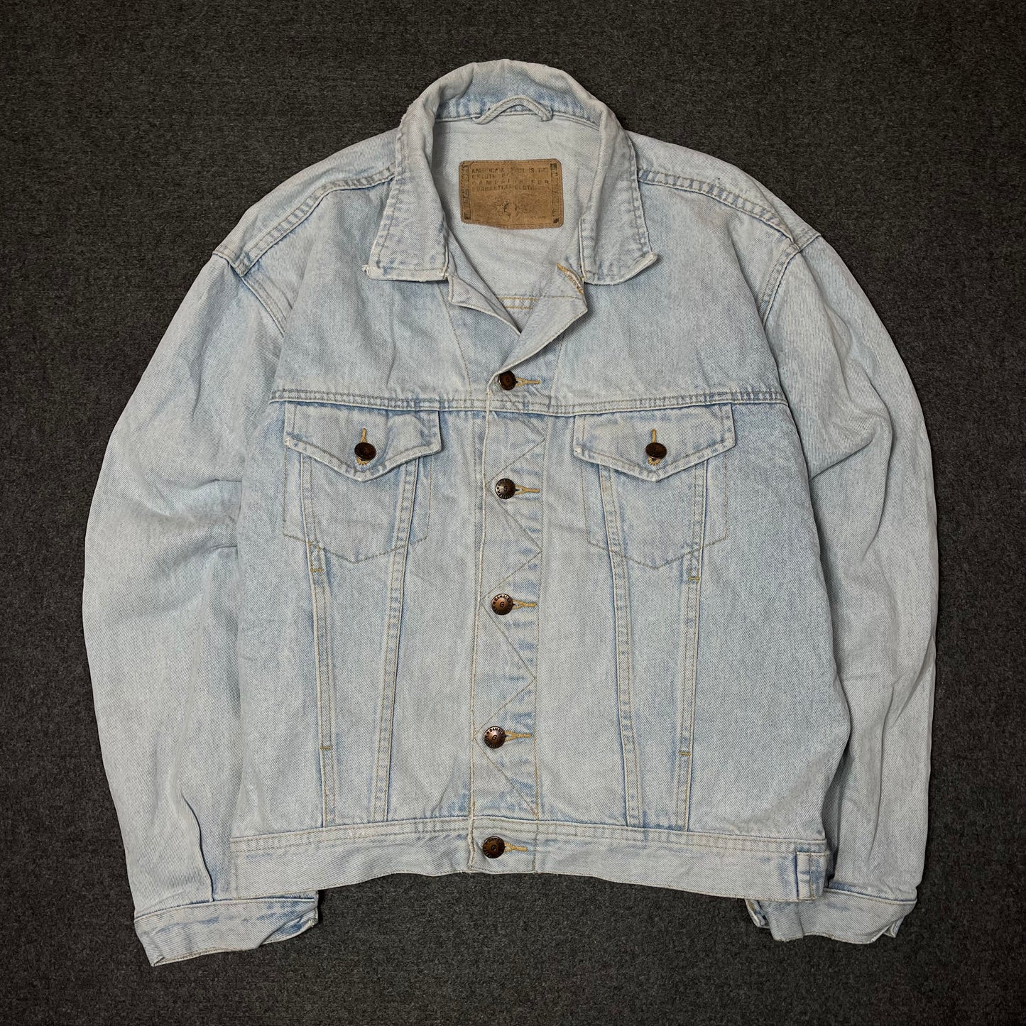 Light wash denim jacket