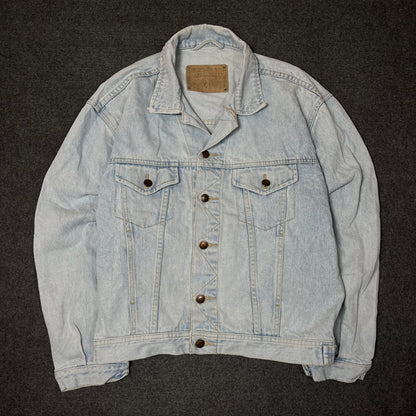 Light wash denim jacket