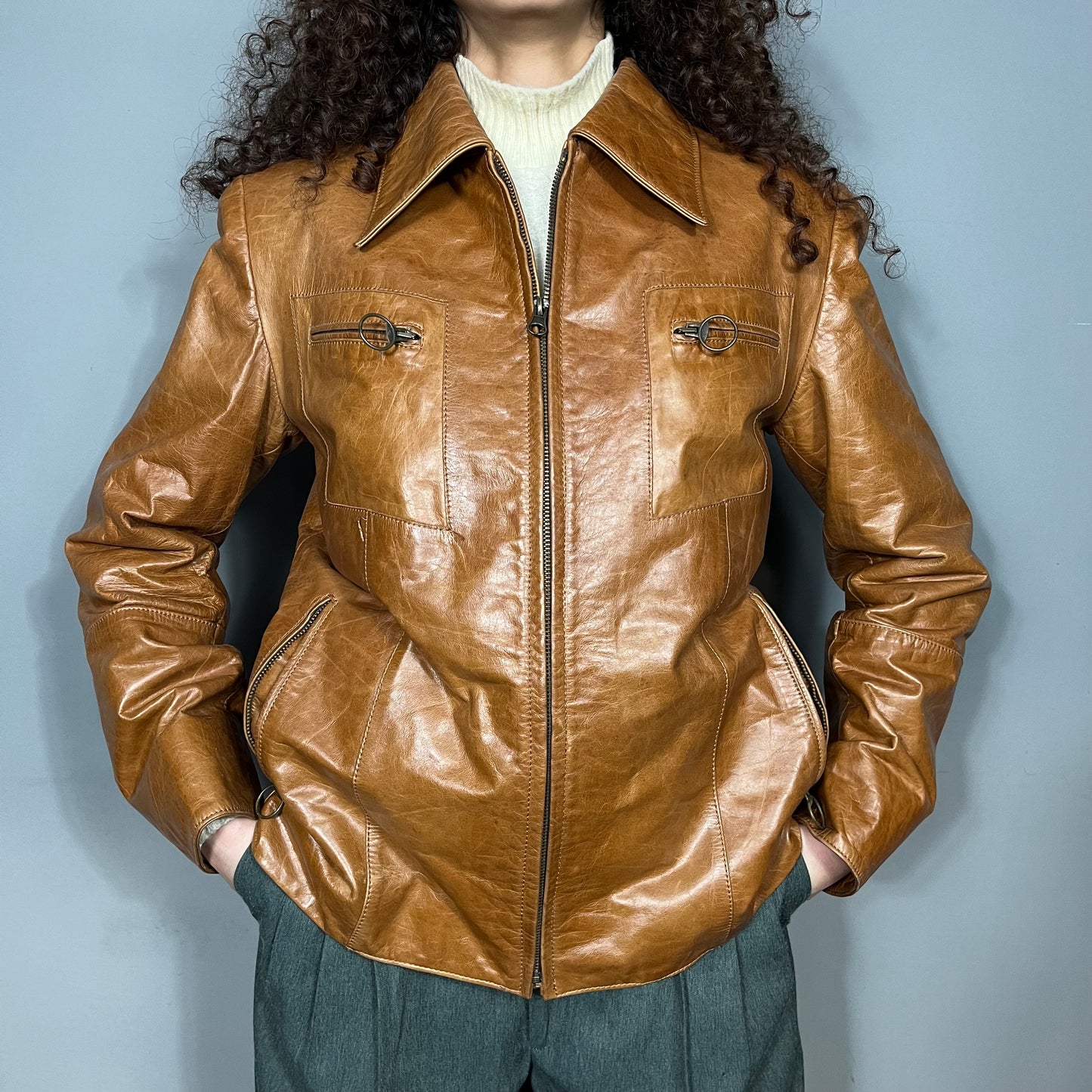 Leather jacket