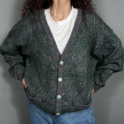 Patterned cardigan
