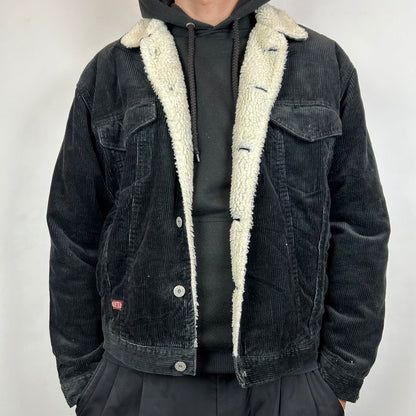 Corduroy sherpa jacket