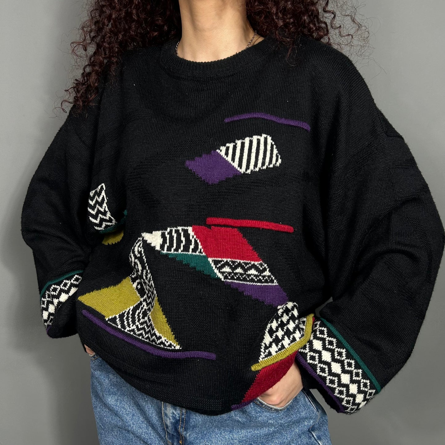 Patterned sweater