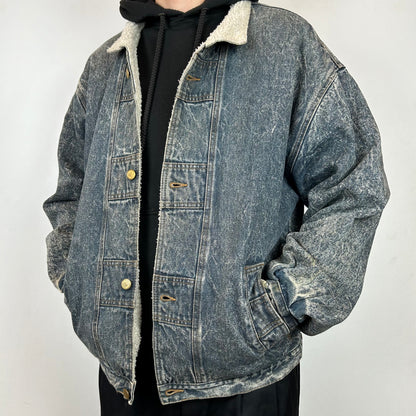 Sherpa denim jacket