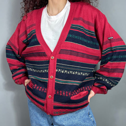 Patterned cardigan