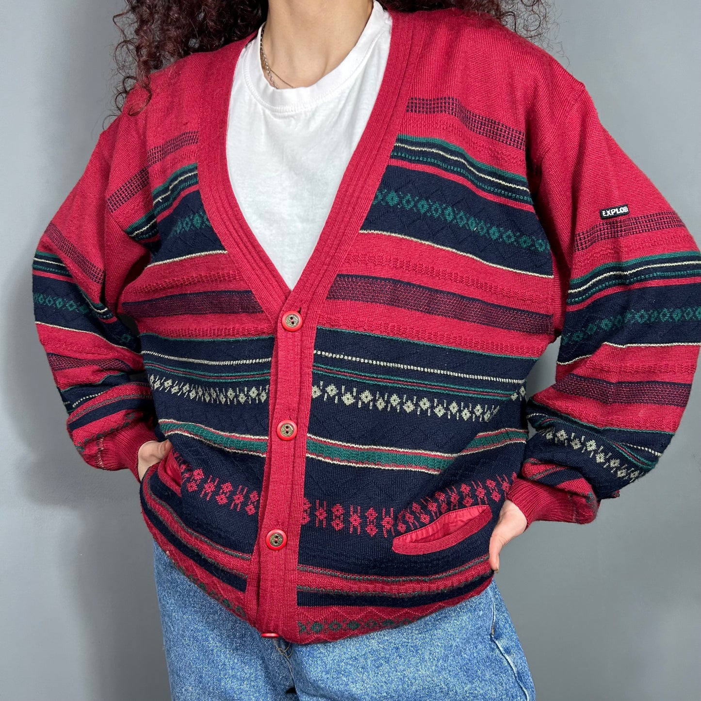 Patterned cardigan