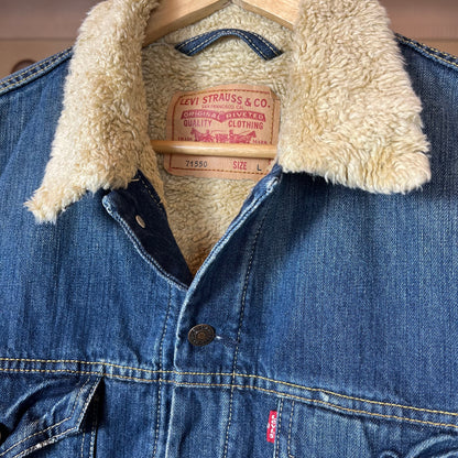 Levis sherpa denim jacket