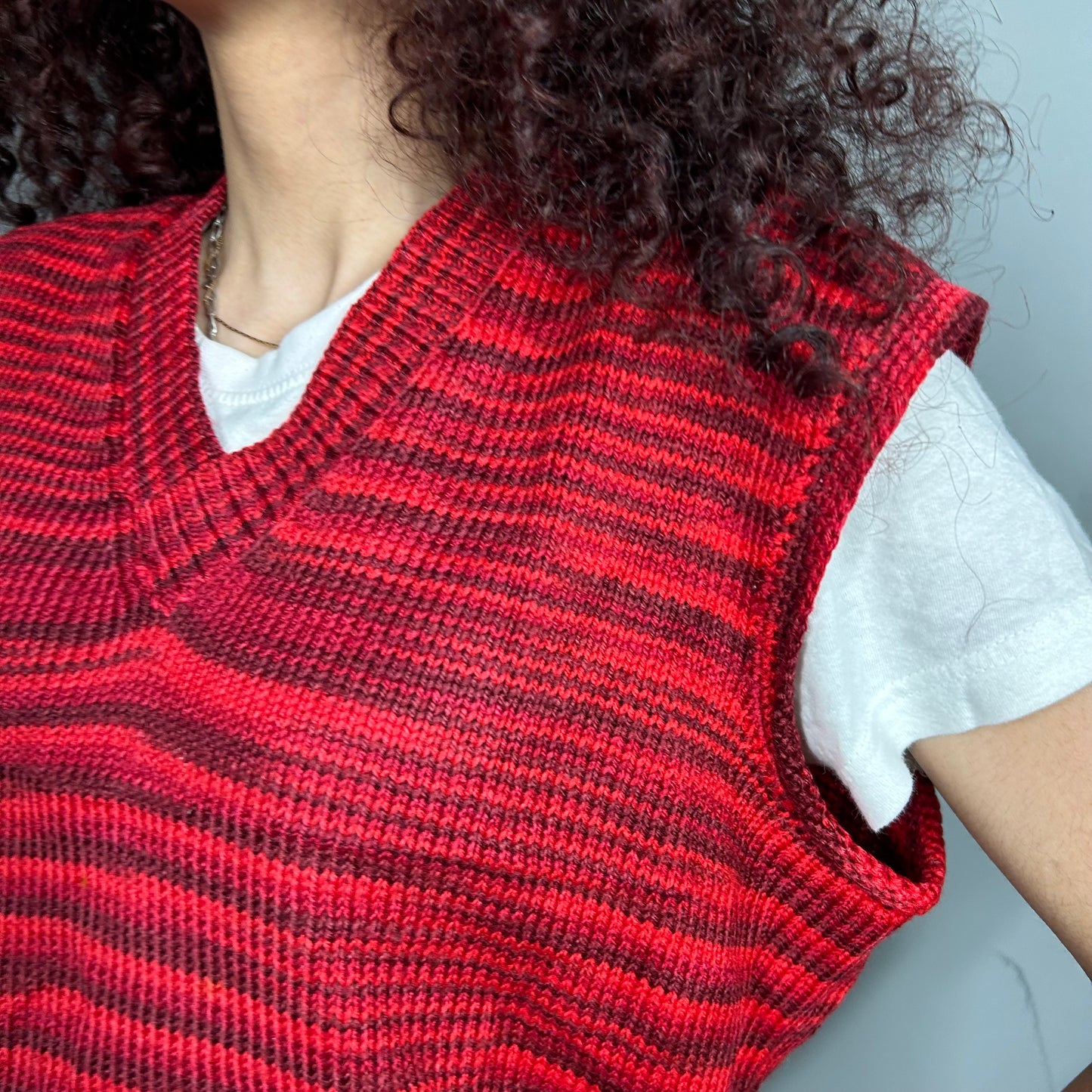 Knitted vest