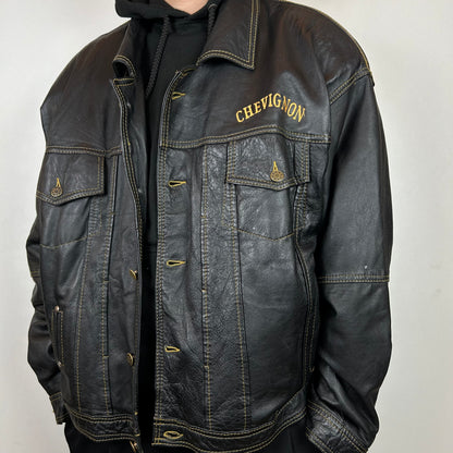 Chevignon leather bomber