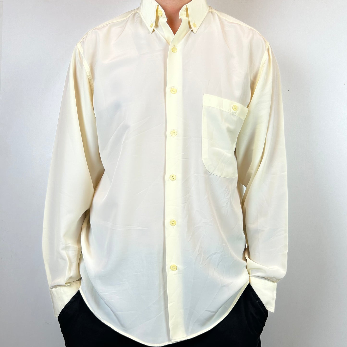 Long sleeve cream shirt