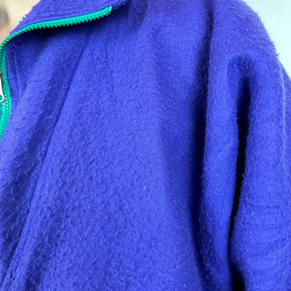 Reversible fleece jacket
