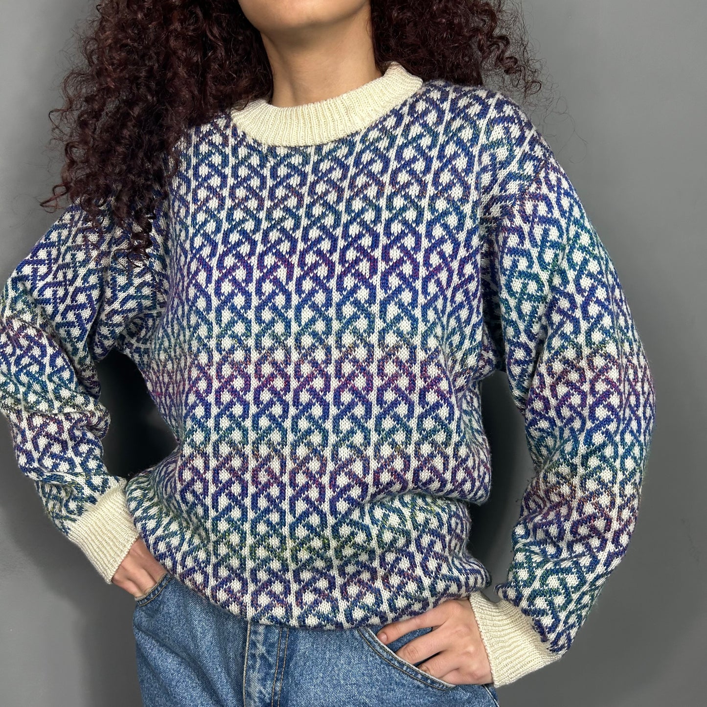 Patterned sweater