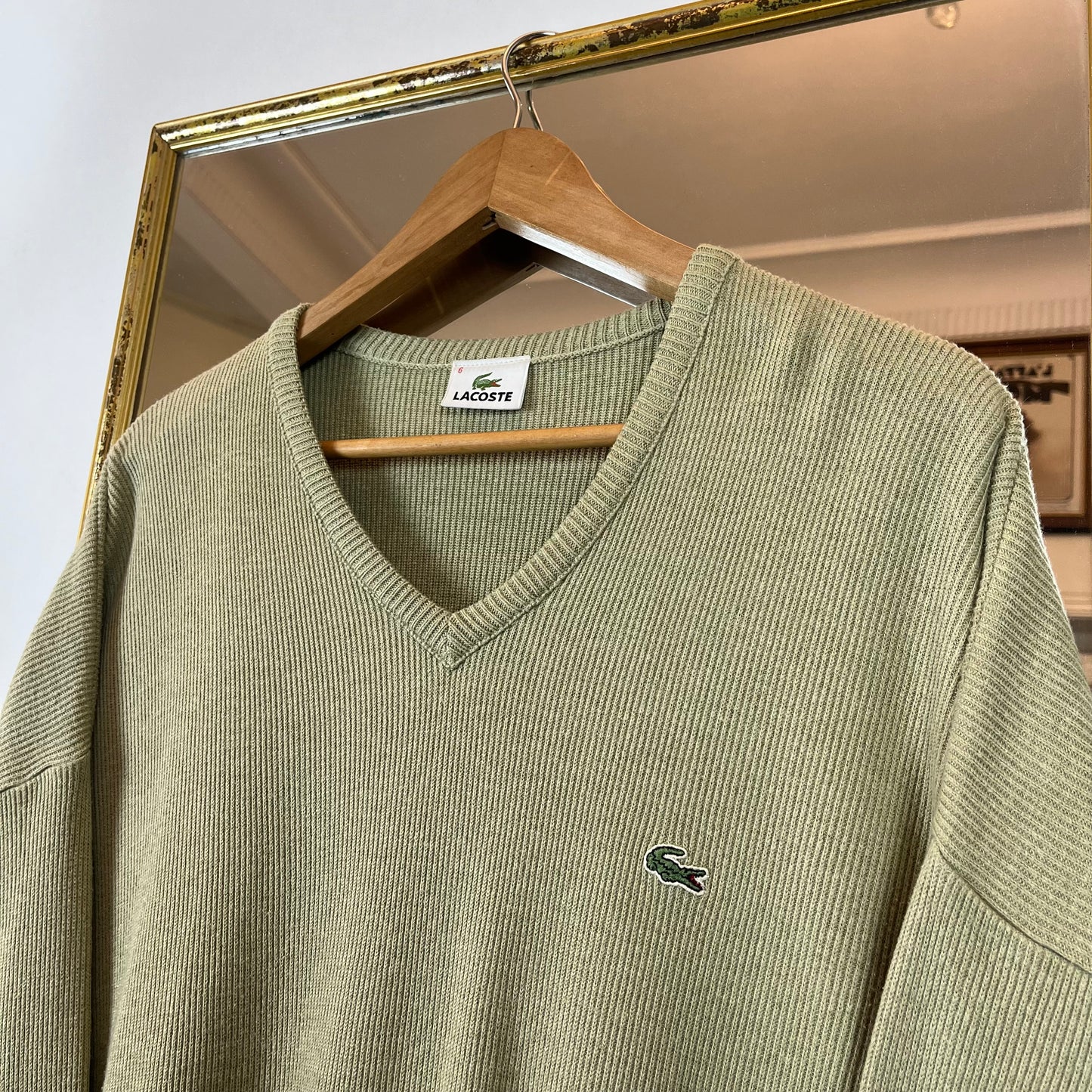 Lacoste v neck sweater