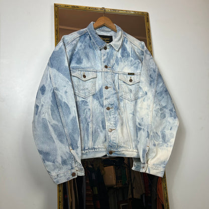 Wrangler bleached denim jacket