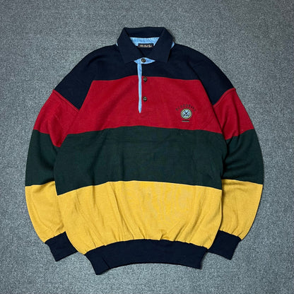 Buttoned collar sweater