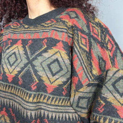 Patterned sweater