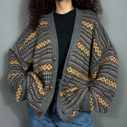 Patterned cardigan