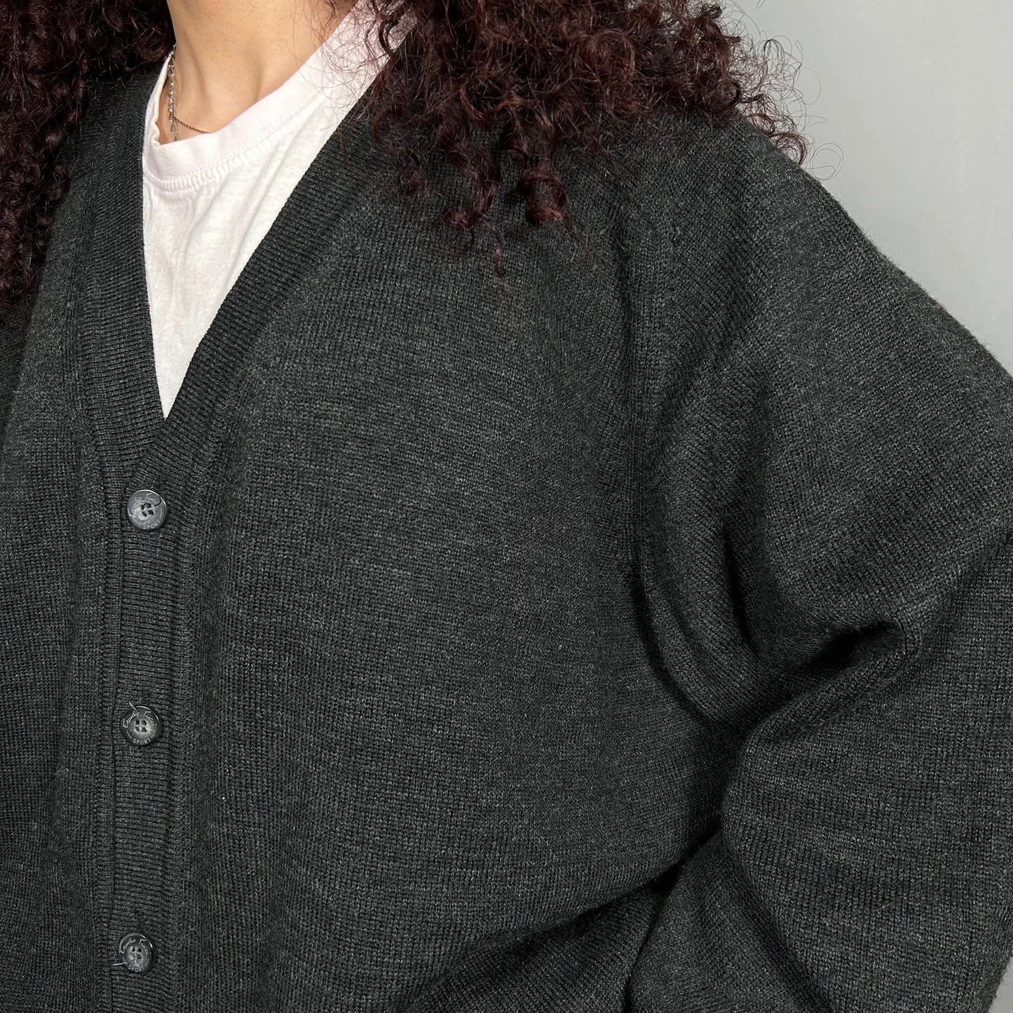 Grey cardigan
