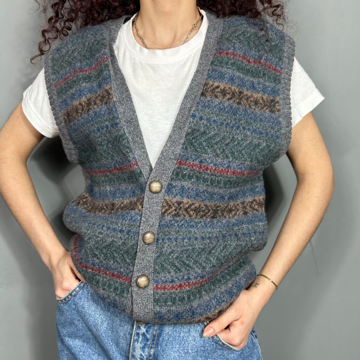 Patterned vest