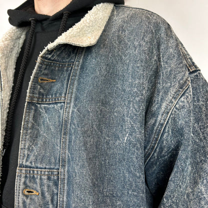 Sherpa denim jacket