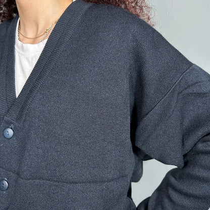 Dark blue cardigan