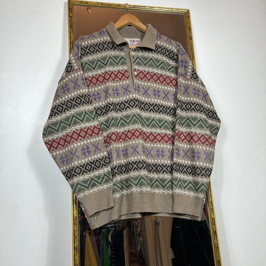 Patterned sweater