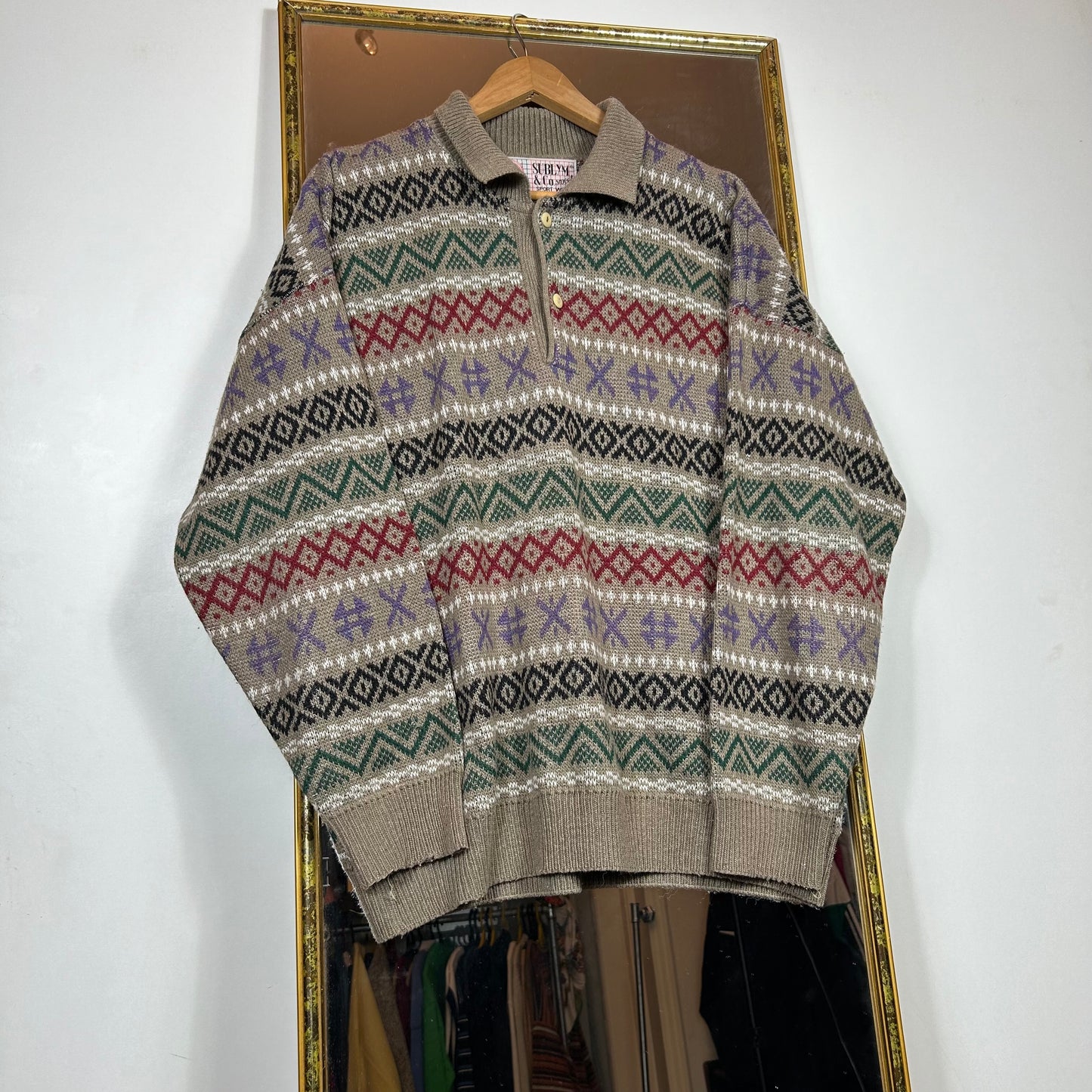 Patterned sweater