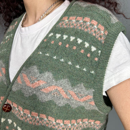 Patterned vest