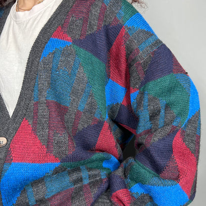 Patterned cardigan