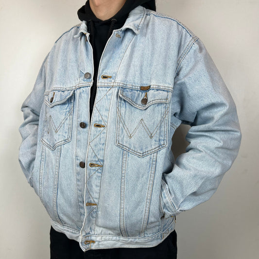 Wrangler light wash denim jacket