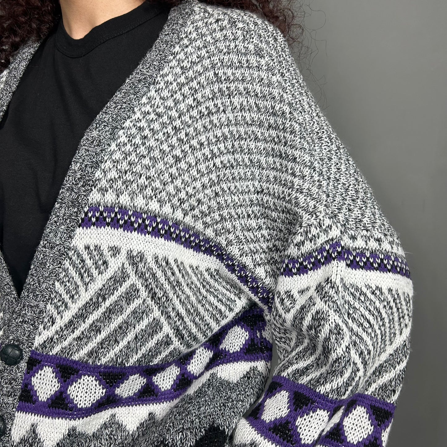 Patterned cardigan