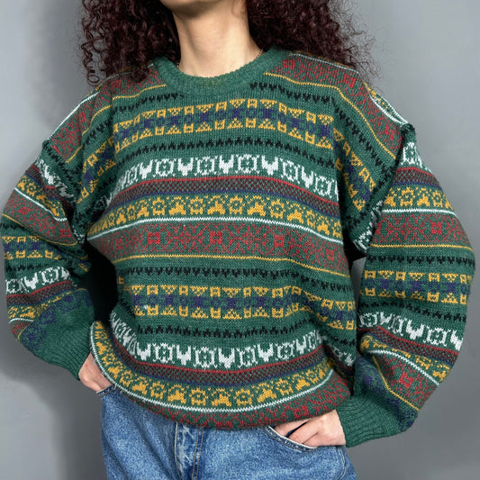 Patterned sweater
