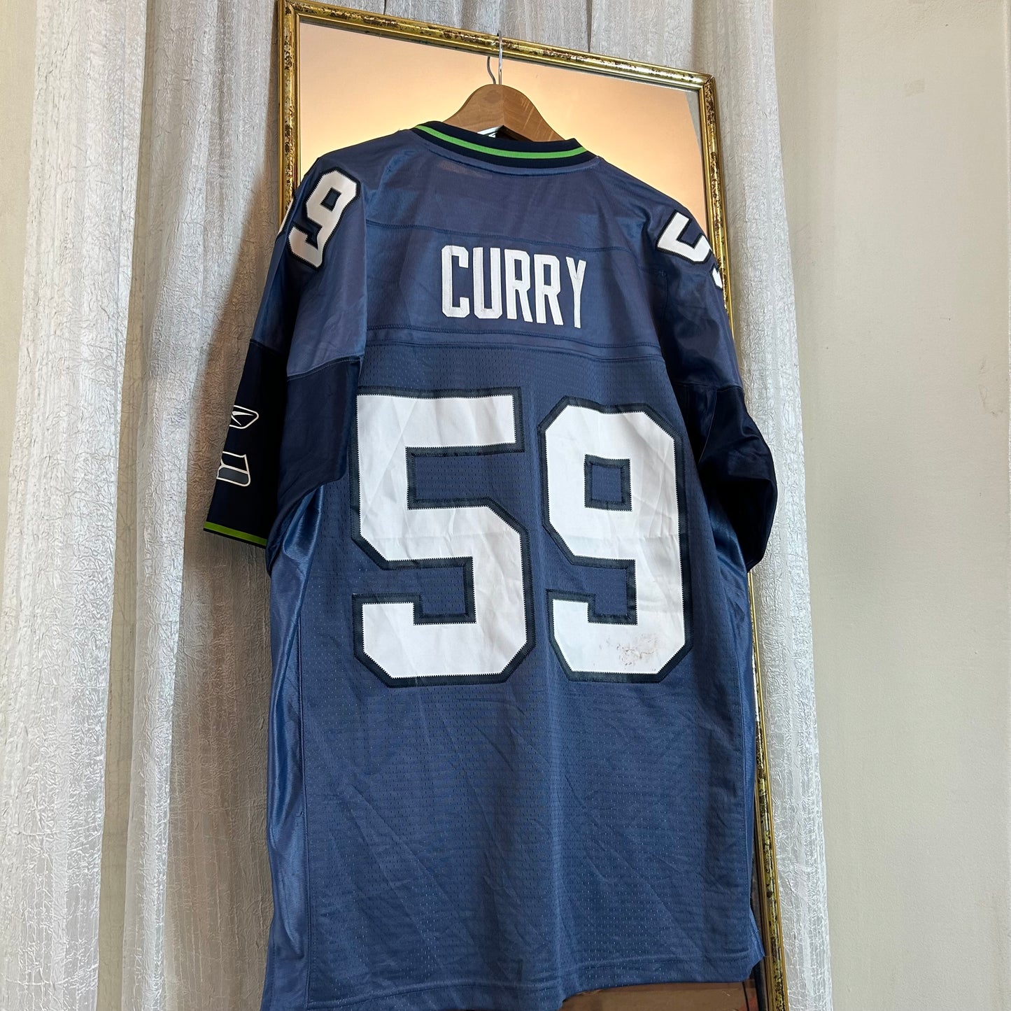 Seahawks NFL Reebok 2009 Curry jersey