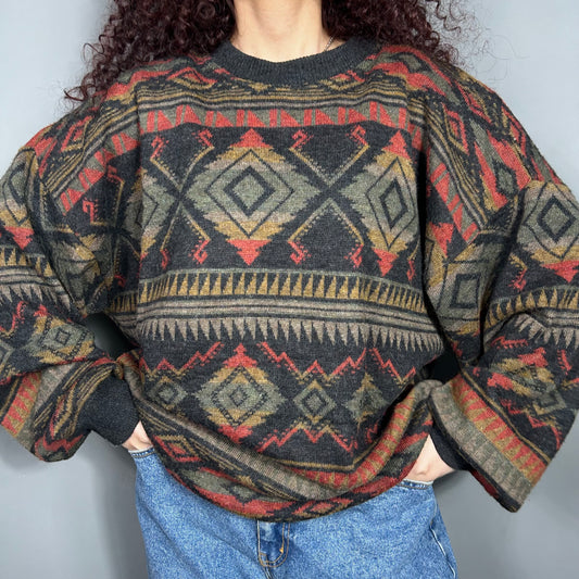 Patterned sweater
