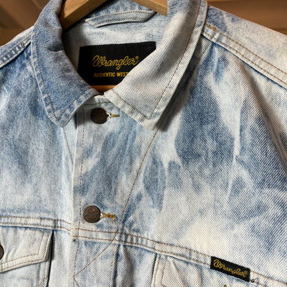 Wrangler bleached denim jacket