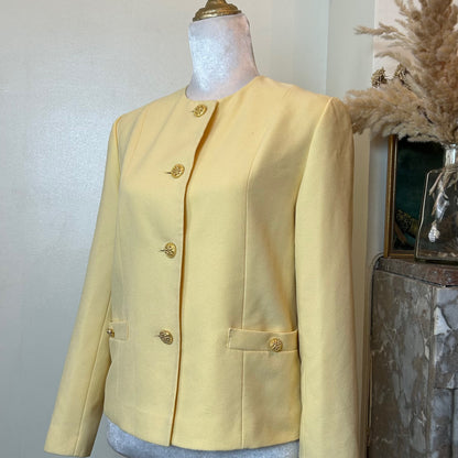 Yellow classic blazer