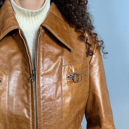 Leather jacket