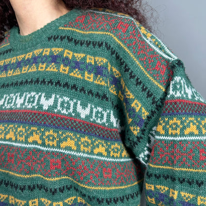 Patterned sweater