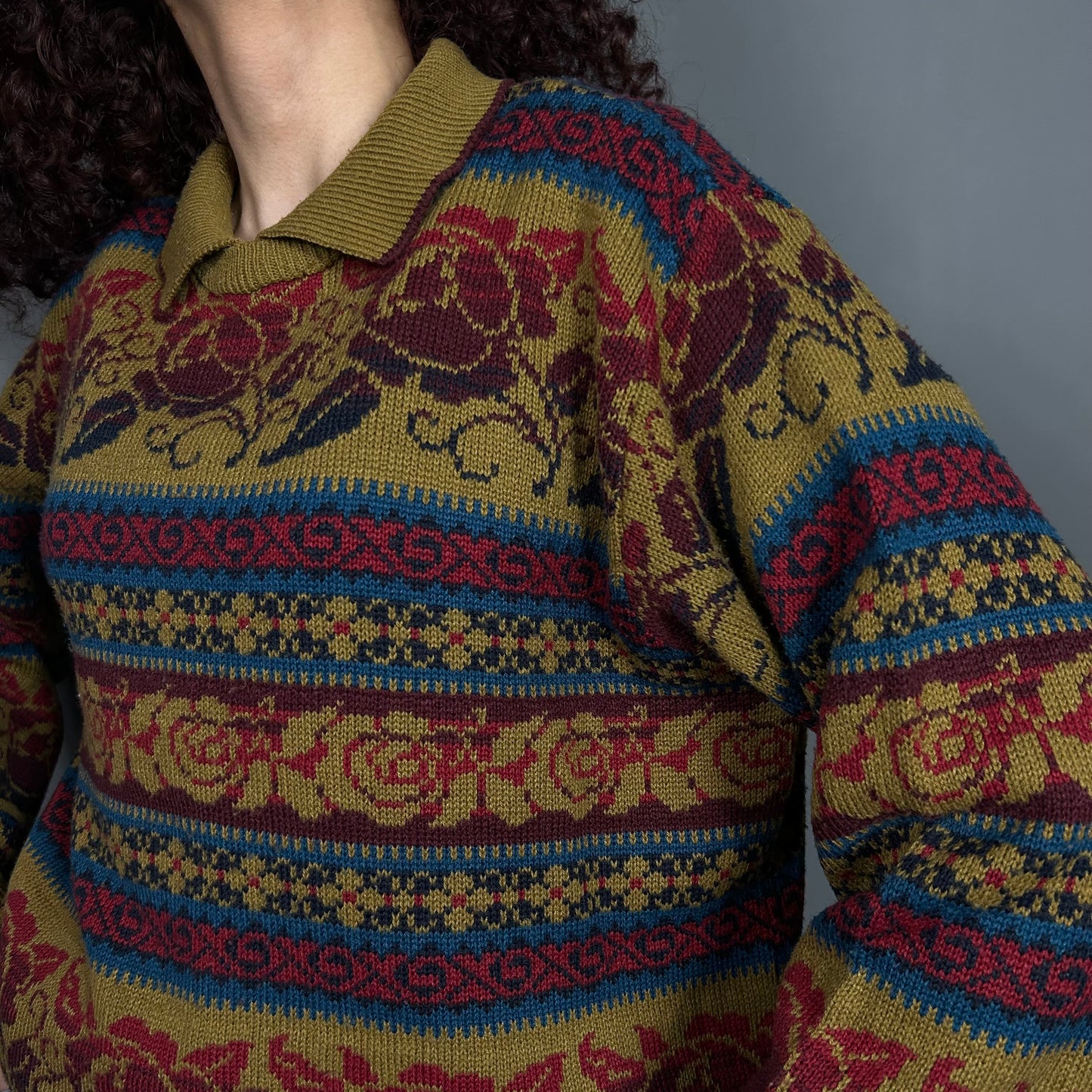 Patterned sweater