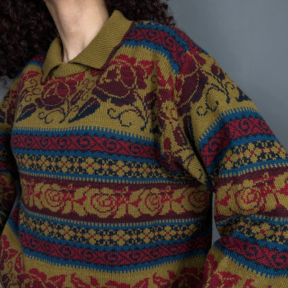 Patterned sweater