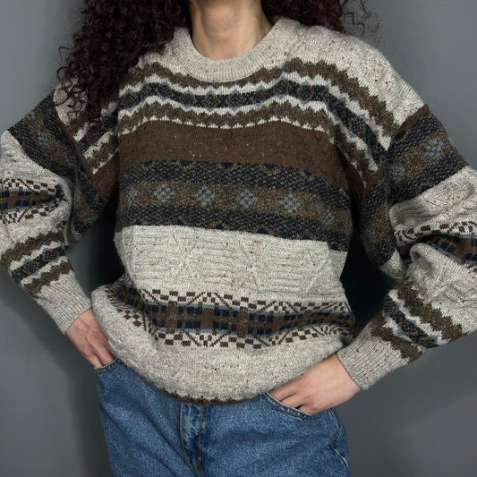 Patterned sweater