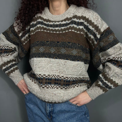 Patterned sweater