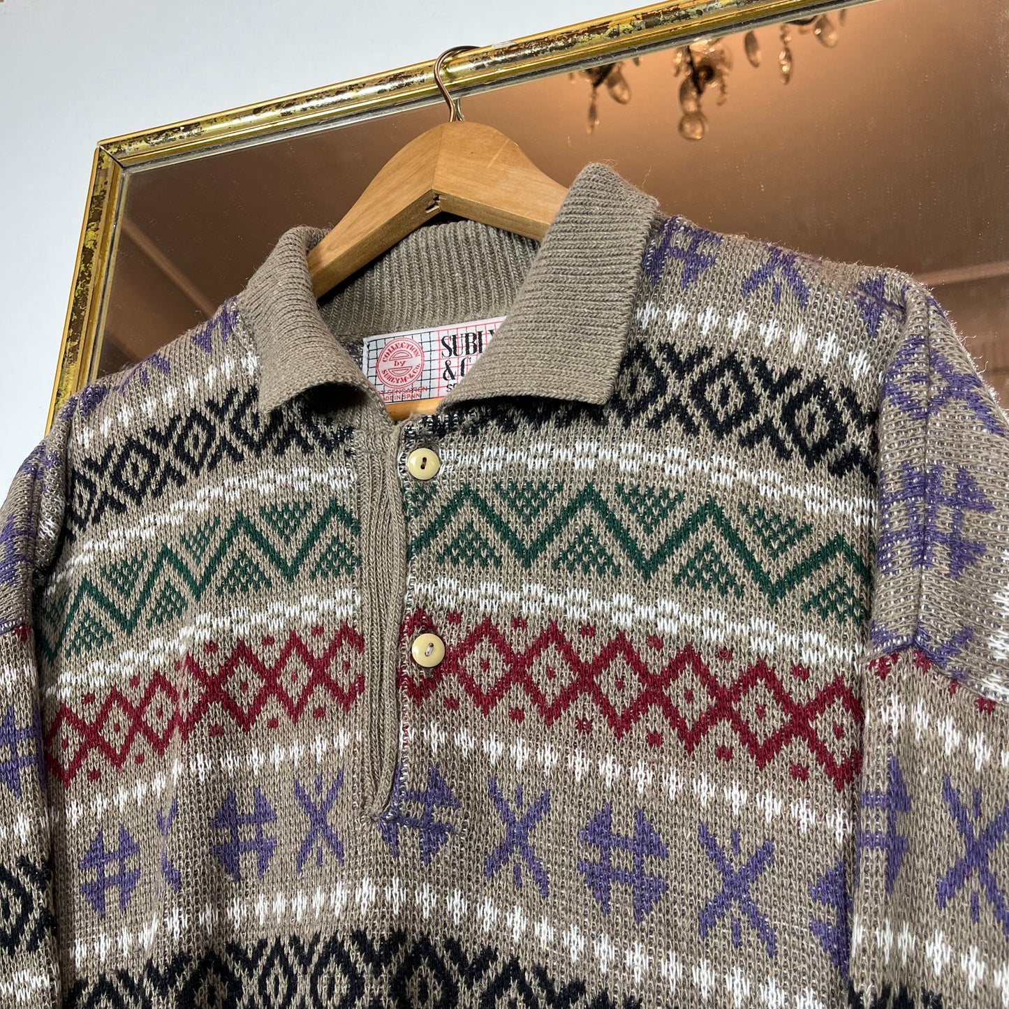 Patterned sweater