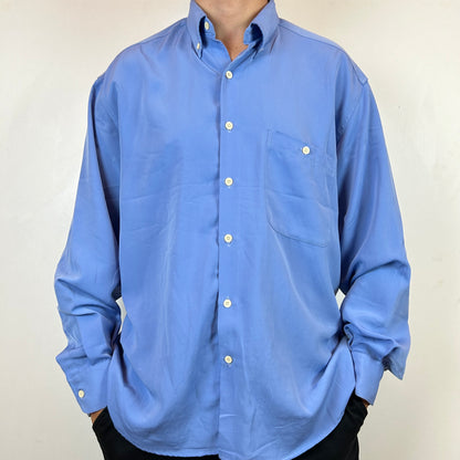 Long sleeve blue shirt