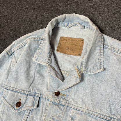 Light wash denim jacket