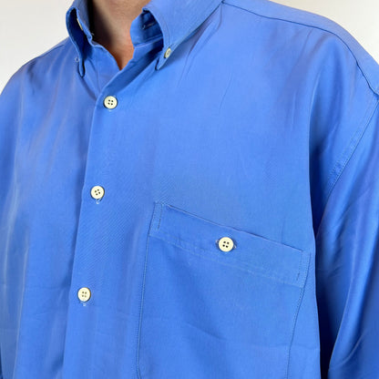 Long sleeve blue shirt