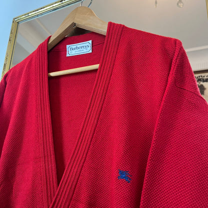 Burberry red cardigan