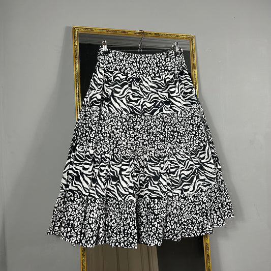 Patterned maxi skirt